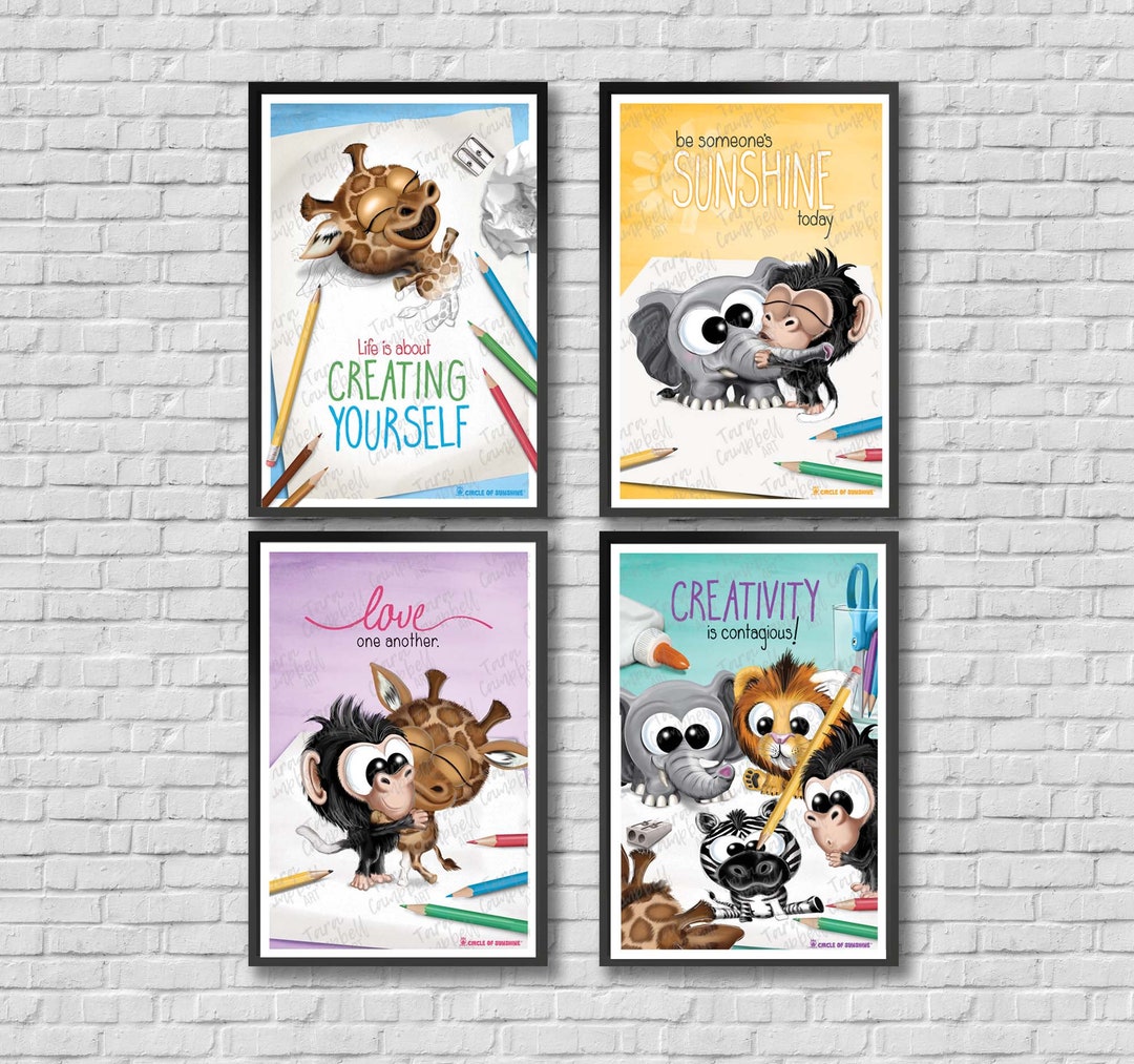CLASSROOM Poster Set | Office WALL ART | Digital Download | Classroom ...