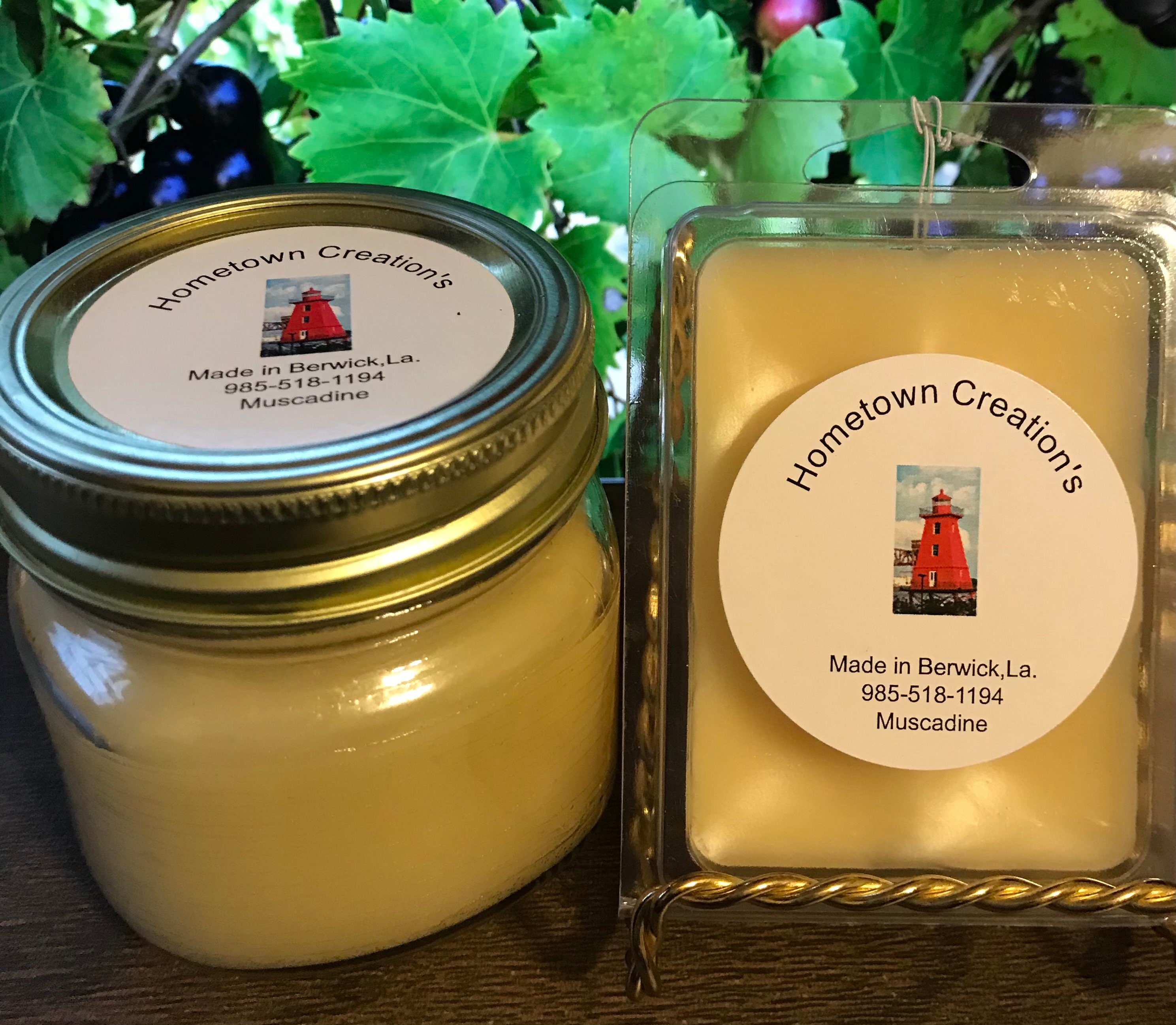 Muscadine Scented Candle Etsy
