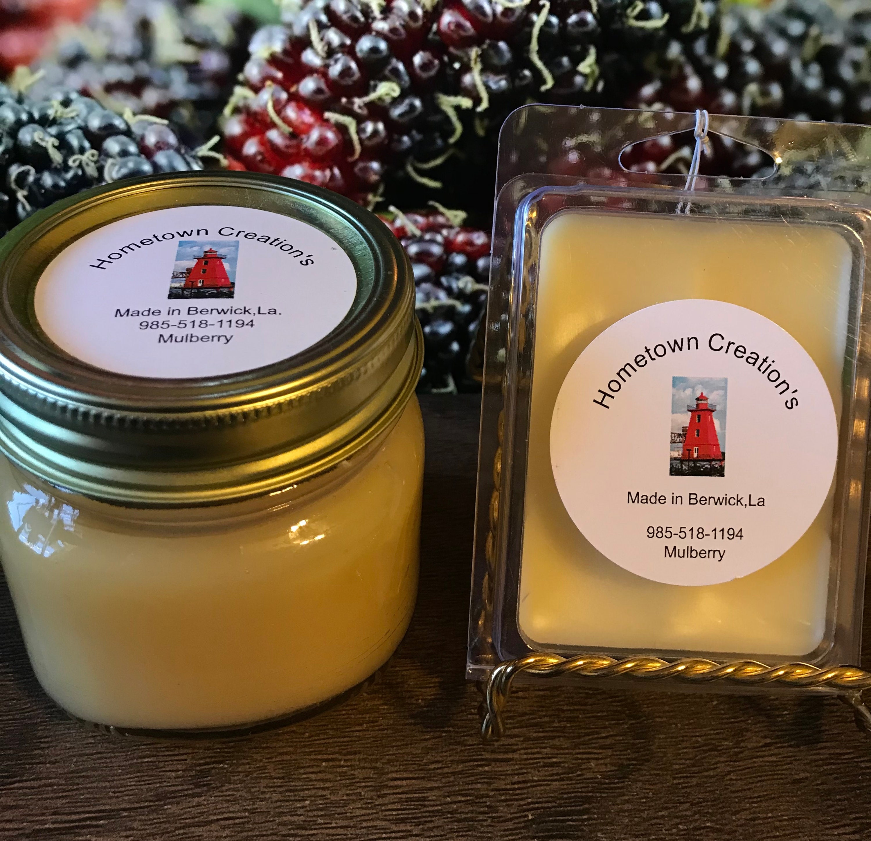 Mulberry Scented Candle Etsy