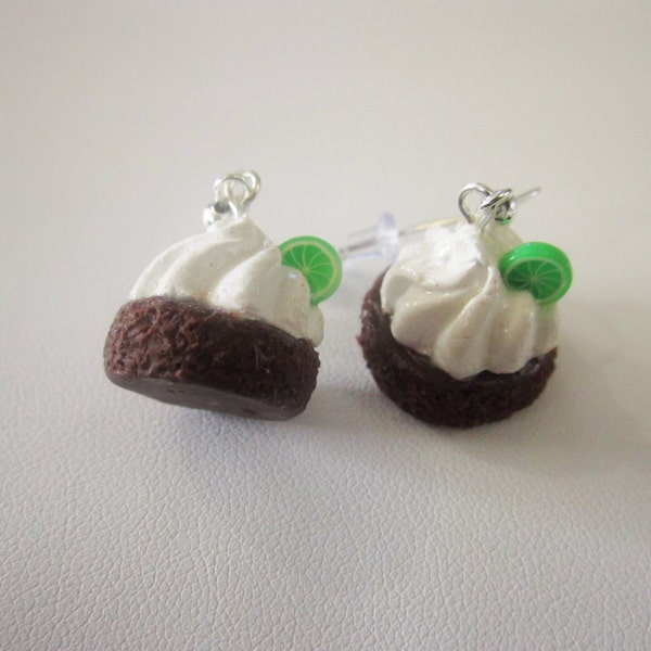 Cake earrings - food jewelry - fake food earrings