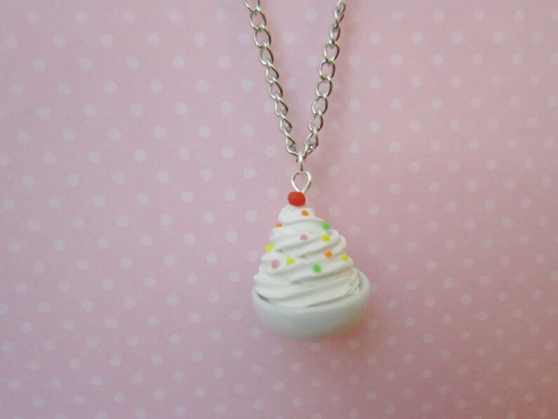 Ice Cream Necklace Cheap mail order sales Max 88% OFF Food Pendan Shoppe