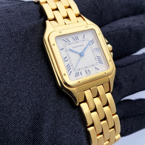 Cartier Panthere Large 106000M 18K Yellow Gold Mens Watch