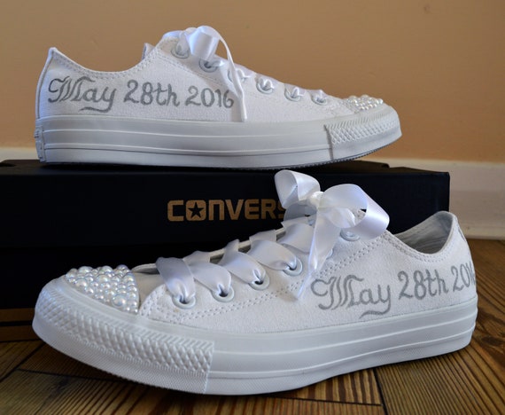 converse with wedding date