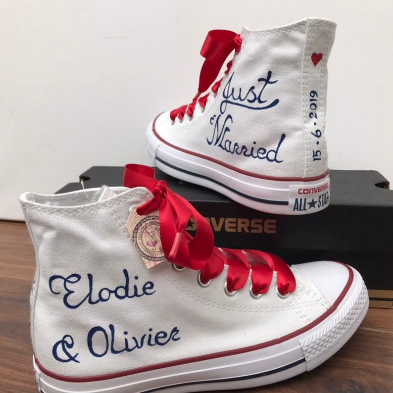 converse satin shoes