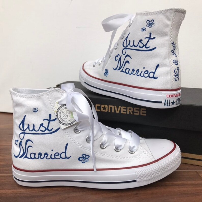 custom converse wedding shoes