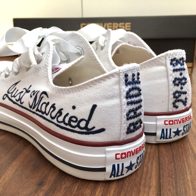 custom converse wedding shoes