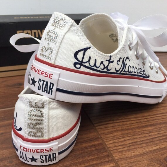 custom converse wedding shoes