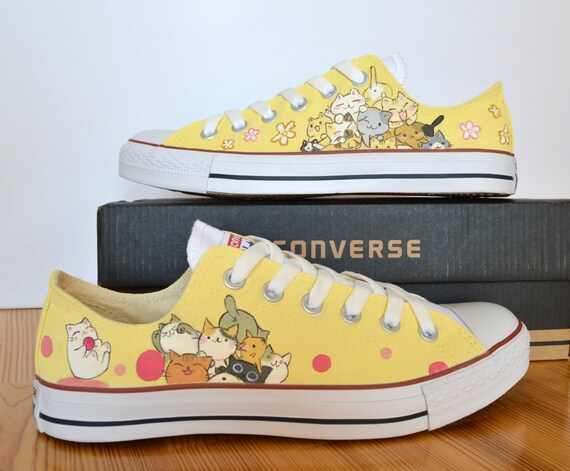 Custom Hand Painted Converse Shoes cute 