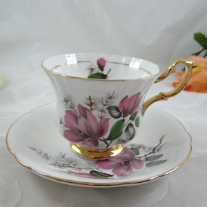 Vintage English Bone China Royal Taunton Teacup and Saucer English Tea cup