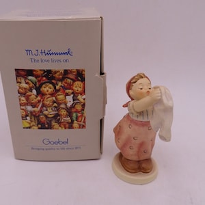 Vintage Goebel MJ Hummel "Wash Day" Girl Figurine - #321/4/0 TMK-6 with Original Box