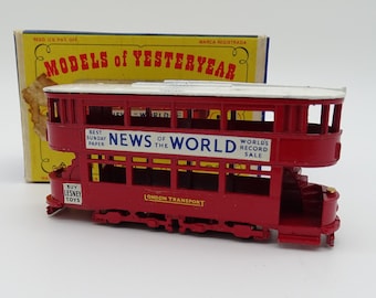 MIB 1959 ヴィンテージ レスニー マッチボックス No.3 往年のモデル「E」クラス トラムカー ダイキャストカー オリジナルボックス付き