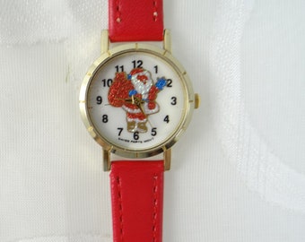 Working Swiss Movt Santa Watch - Cute