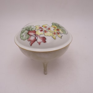 Art Deco 1900s Vintage Tressemanes and Vogt T&V Limoges France Vanity Dish Ring DIsh Nut or Candy Bowl