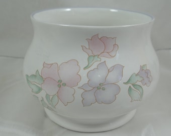 Vintage Sadler English Bone China "Romance" Sugar Bowl - Anyone for Tea