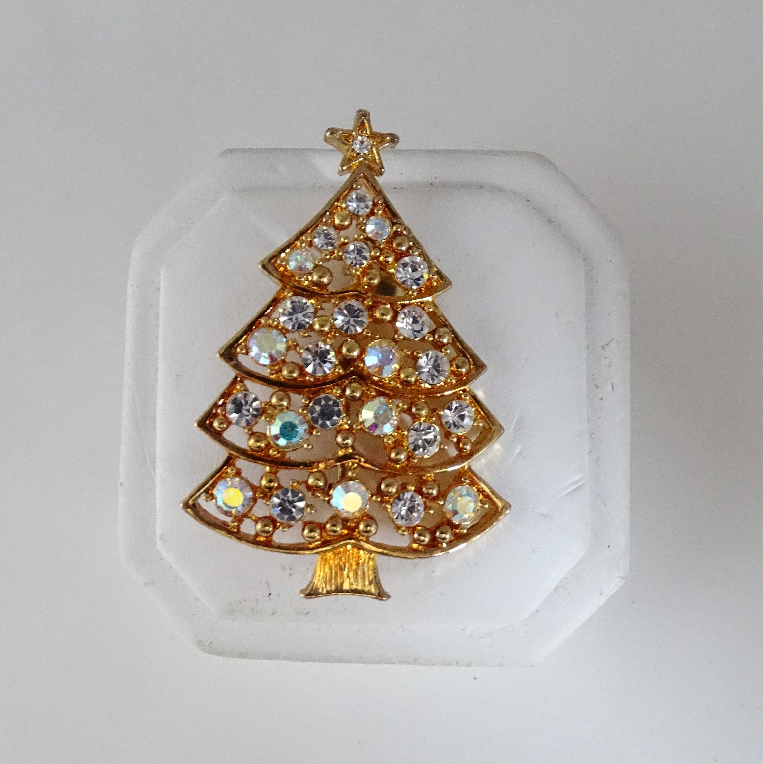 ICE クリスマスツリーブローチ ビンテージ Eisenberg クリスマスピン