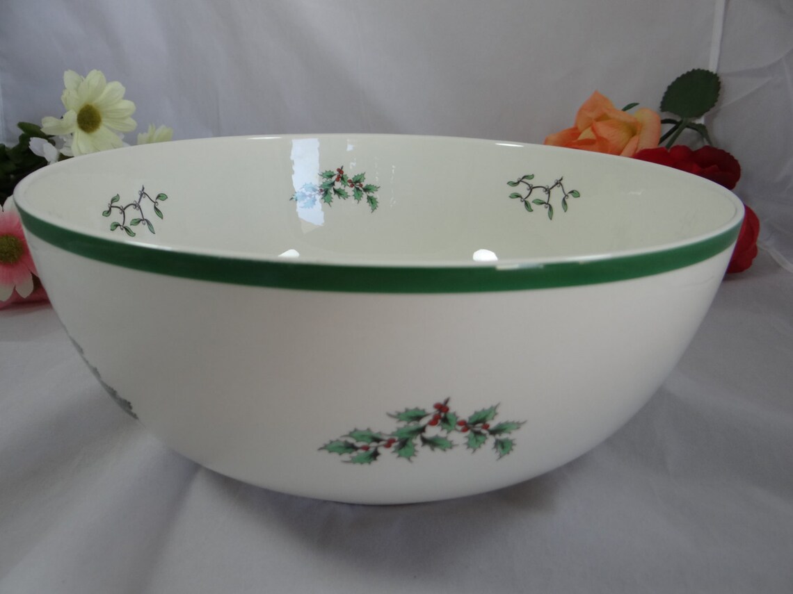 Spode Christmas Tree Large Salad Bowl Etsy