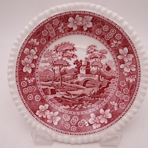 Vintage Spode Made in England "Spode Tower" Pink Teacup Saucer- 3 Available