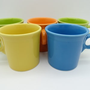 Vintage Fiestaware Coffe Mugs- Various Colors