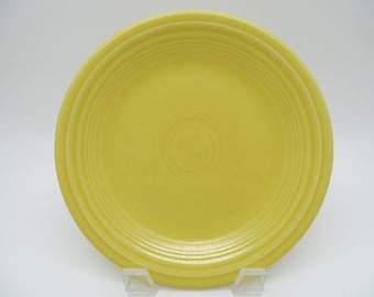Vintage Fiestaware Fiesta Yellow Salad Plate - retro