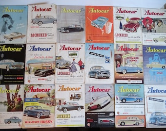 Original 1956 Autocar Motoring Car Magazines - Pick One