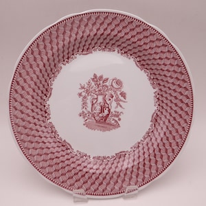 Vintage Spode Archive Collection Red and White Dinner Plate &quot;Portland Vase&quot;