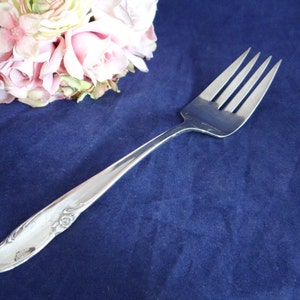 Vintage 1959 Allure Serving or Meat Fork by William Rogers Mfg Co Mid Century Elegance