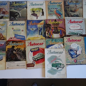 Original 1948 Autocar Motoring Car Magazines - Pick One
