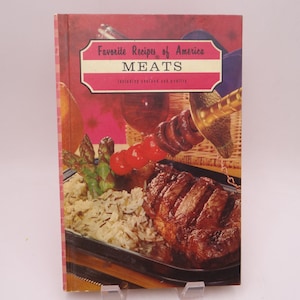 1968 First Edition &quot;Favorite Recipes of America - Meats&quot; Hardcover Cookbook