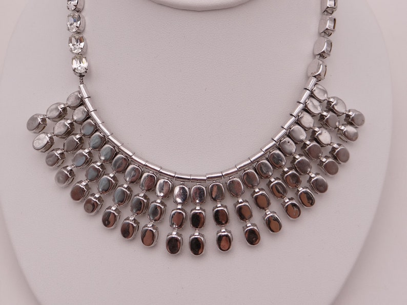 FH2 3 ROW RHINESTONE STRETCH CHOKER, CRYSTAL CLEAR - ADULT #AZ0005 main image 1