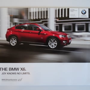 Original 67 Page BMW X6 Dealer Sales Car Brochure