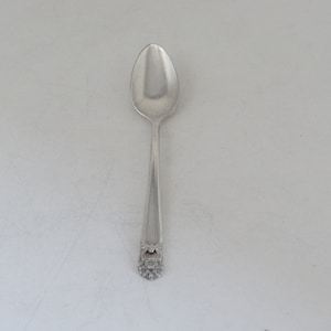 Vintage 1940s Rogers Bros International Silver Eternally Yours Silverplate 4.5" Demitasse Coffee Spoon