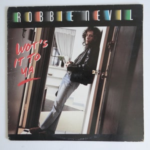Plays Well 1986 Manhattan Records Robbie Nevil &quot;Wot&#39;s It To Ya&quot; V-56066 12&quot; Single Record Album Disco House Music