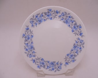 Vintage Wedgwood English Bone China Blue and White Bread and Butter Plate "Petra" Pattern - 6 Available