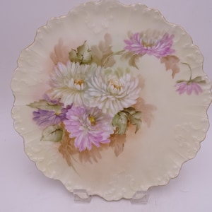 Antique Vintage Hand Painted Limoges France Cabinet Plate