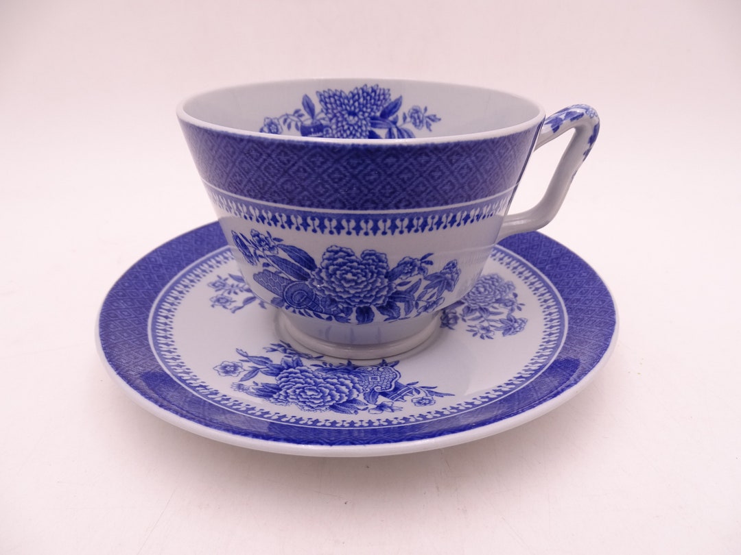 Vintage Spode Made in England English Bone China fitzhugh Teacup and