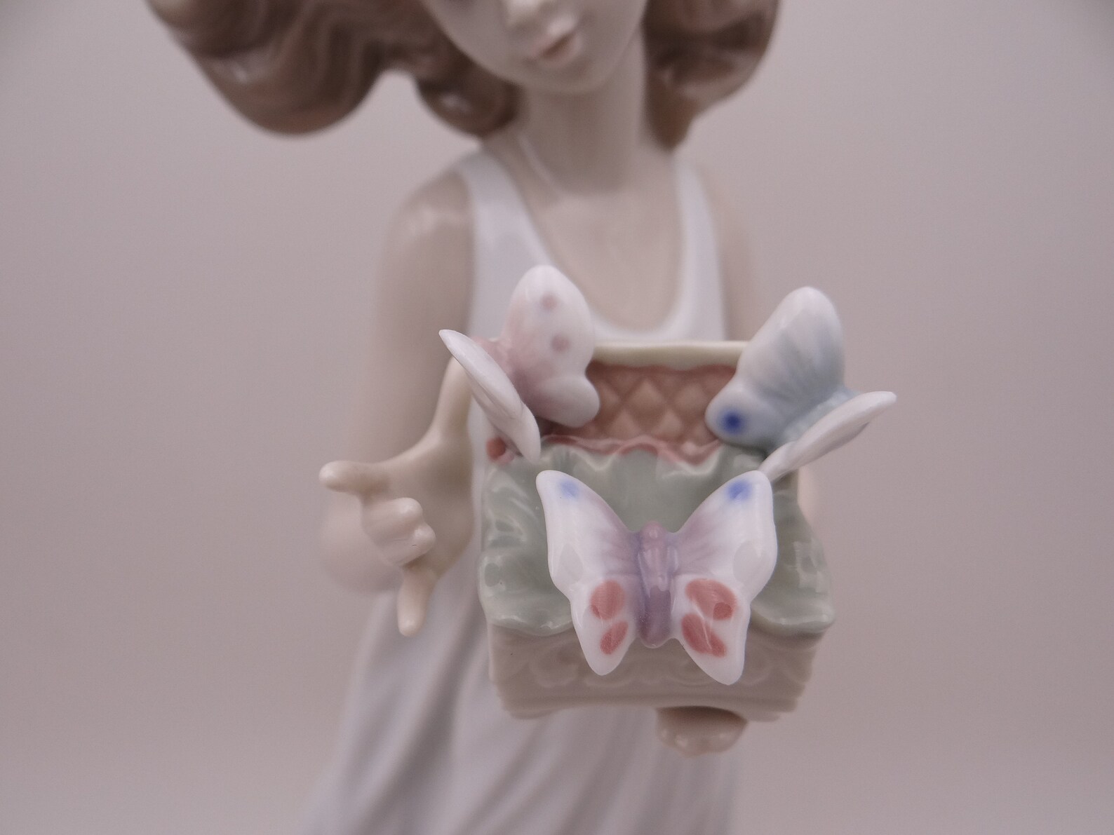 Vintage Lladro Large Figurine butterfly Treasures Etsy