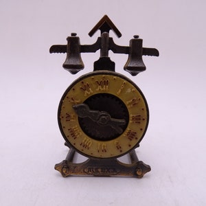 Vintage Play Me Diecast Antique Steeple Clock and Weather Vane Pencil Sharpener