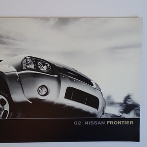 Original 2002 Nissan Frontier Dealer Sales Brochure