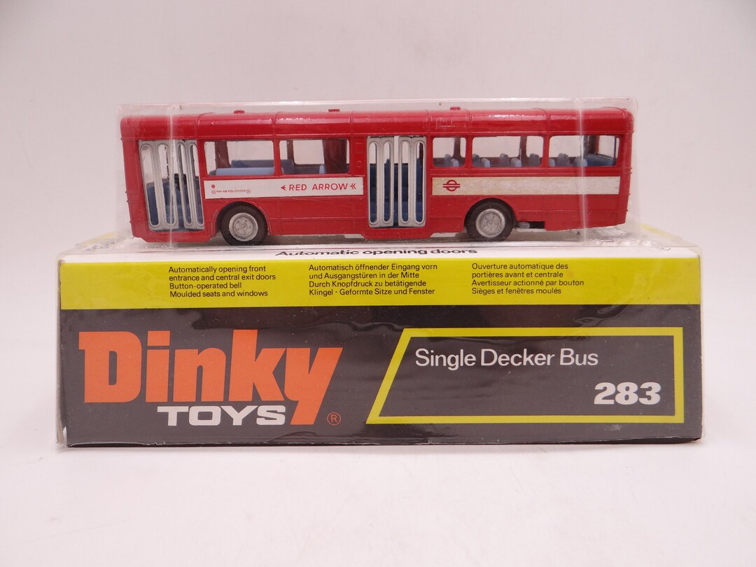 Dinky Toys 283, Single Decker Bus, Red Arrow, Vintage (Neu (gemäss