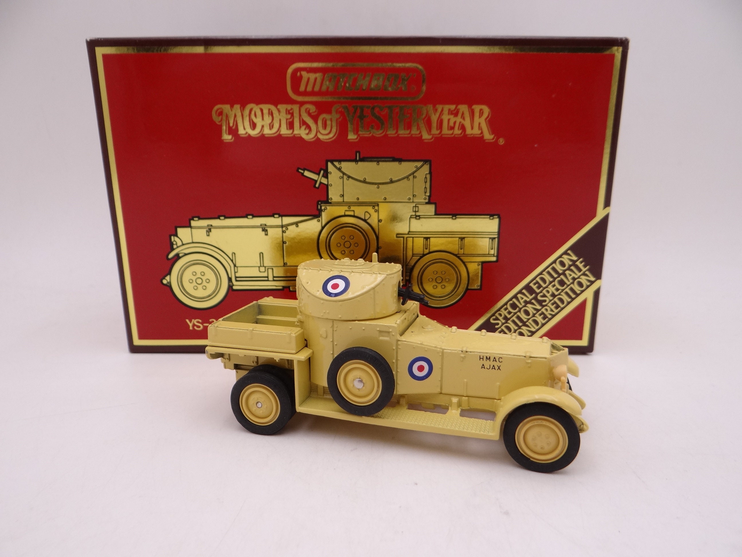 MIB vintage Matchbox Special Edition YS 38 Modeles dantan 1920 Rolls Royce Armoured Car Diecast Model Car dans original Box Etsy France