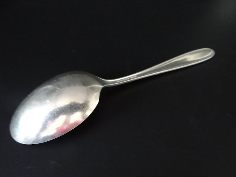 Antique 1921 Community Plate Grosvenor Silverplate Sugar Spoon 1920 Community Plate Spoon 1920 Art Deco Silverplate Spoon and Knife