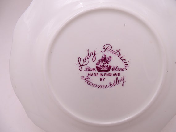 Hammersley Lady Patricia ハマースレイ　飾り皿　プレート Hammersley Lady Patricia ハマースレイ飾り皿プレート