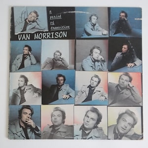 Plays Well First Pressing 1977 Warner Bros. Records Van Morrison &quot;A Period of Transition&quot; BS 2987 Vinyl LP Record Album Blues Rock Folk Rock