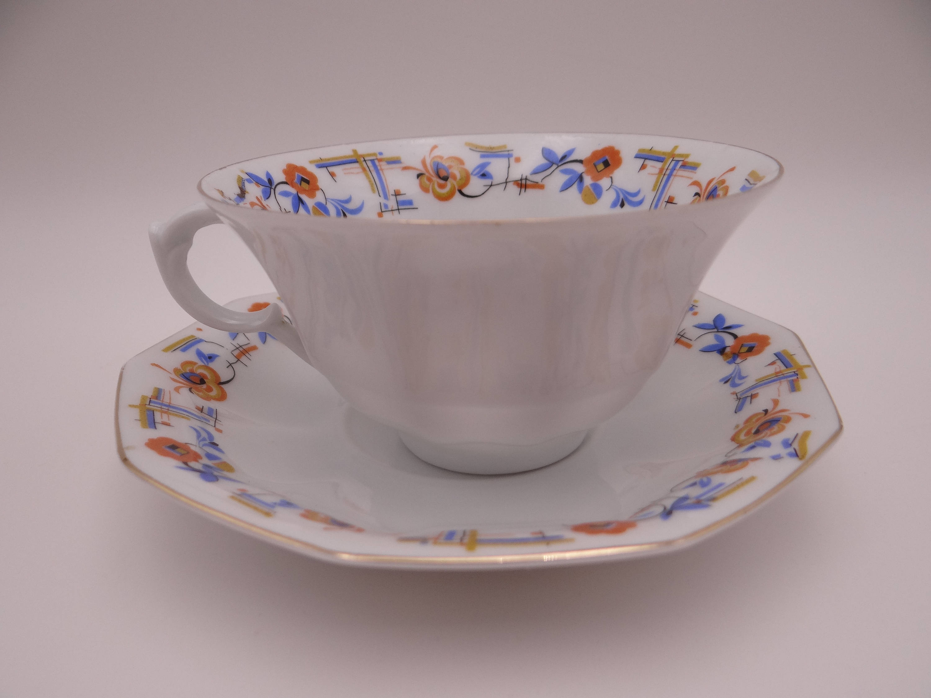 1920s Vintage Schwarzenhammer Bavaria Teacup And Saucer German Tea Cup 