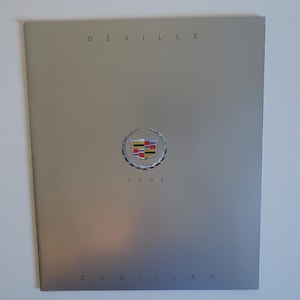 Original 2002 Cadillac Seville Dealer Sales Car Brochure