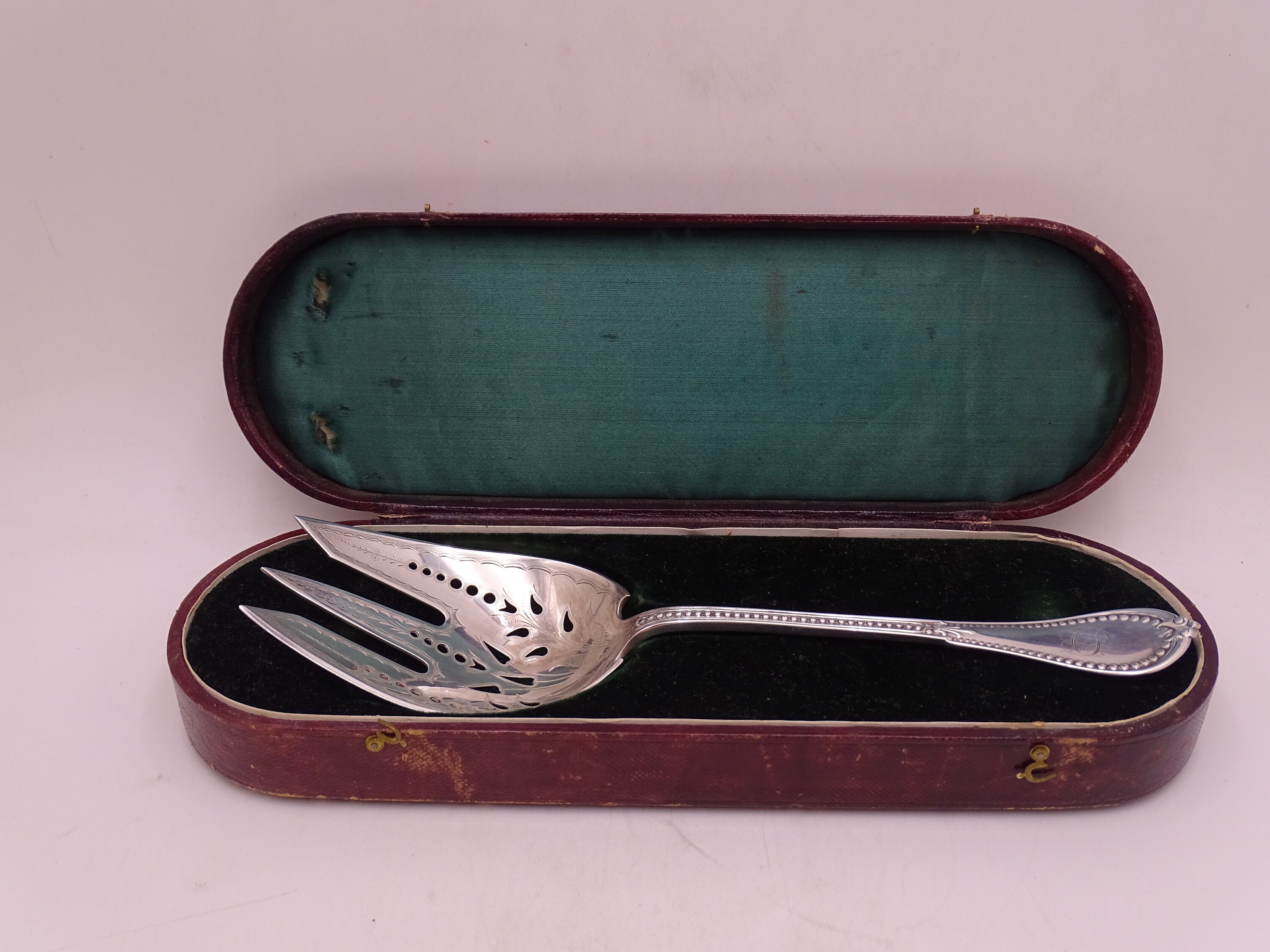 OLD FRENCH S 7" GORHAM STERLING LUNCH FORK 