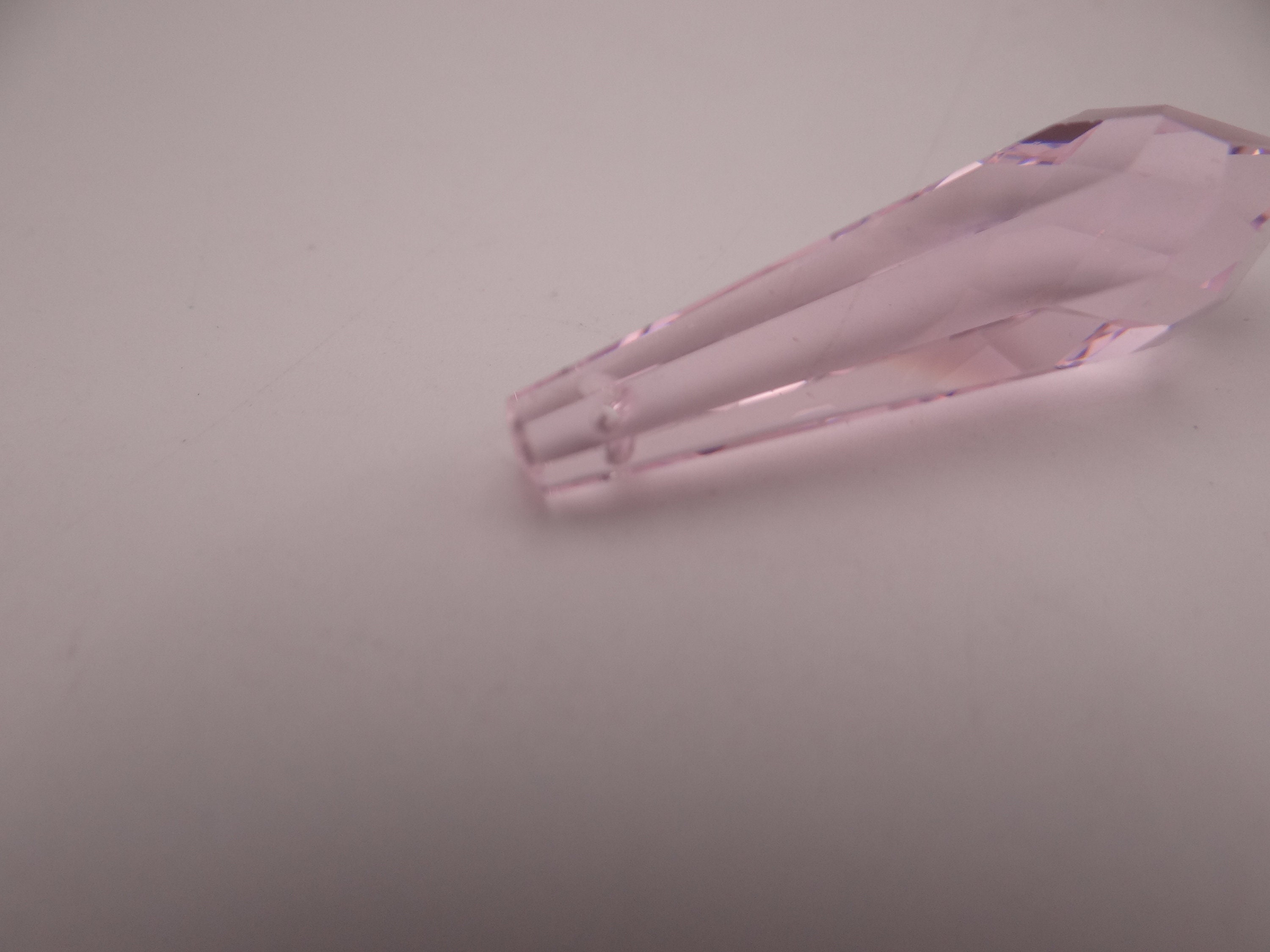 t*u様 スワロフスキー Swarovski 『Marie&Pierre』クリス New Swarovski 8611 - 40 Mm X 11mm Rosaline Pink Crystal