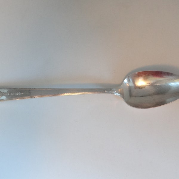 1940 Community Plate MILADY Silverplate 7-3/8" Place Oval Soup Spoons - 4 Available - Elegant Soup Spoons