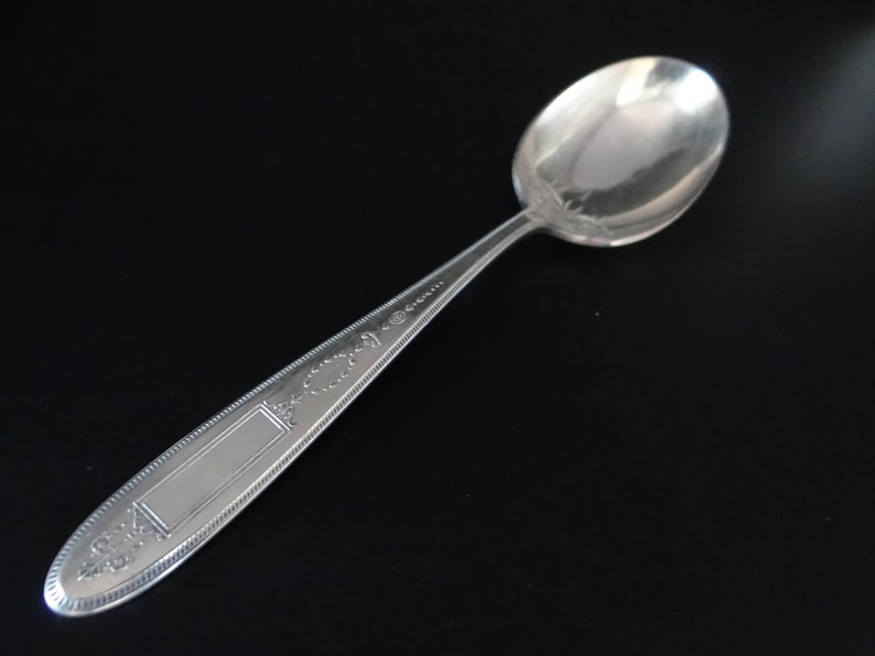 Antique 1921 Community Plate Grosvenor Silverplate Sugar Spoon 1920 Community Plate Spoon 1920 Art Deco Silverplate Spoon and Knife