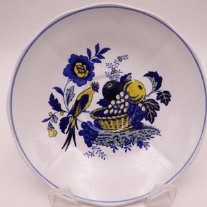 Vintage Copeland Spode English Bone China Replacement Teacup Saucer &quot;Blue Bird&quot; Pattern